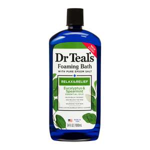 DR TEAL'S ES FOAMING BATH EUCALYPTUS & SPEARMINT 1000ML