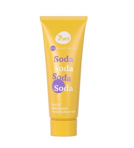 7 Days: 7DAYS FACE SCRUB - SODA DEEP POOR CLEANSE & SCRUB 80ML