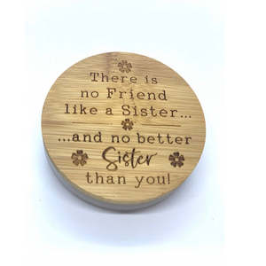 Candles: LIGHT UP YOUR LIFE LID - THERE IS NO FRIEND LIKE A SISTER