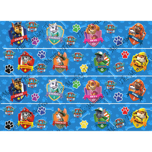 New Paw Patrol Edible Image Cake Wraparound - The Monkey Tree