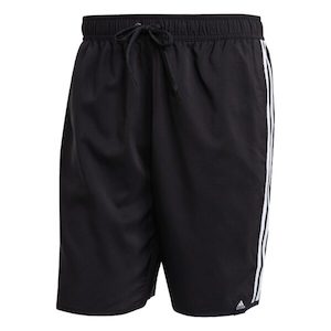 Products: 3-Stripes Swim Shorts – Black / White