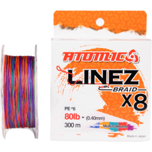 Braid: Atomic - Linez Braid 8X Multi Colour