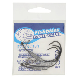 Fishbites - Fight Club Weighted Worm Hook