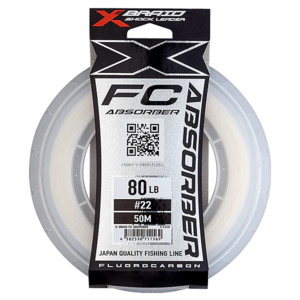Fluorocarbon Leaders: XBRAID - FC ABSORBER
