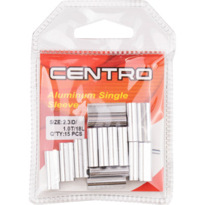 Terminal Tackle: Centro - Aluminum Single Sleeves - 2.3mm