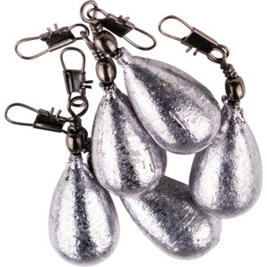 Terminal Tackle: Jiggle Lure - Tear Drop Swivel Sinkers