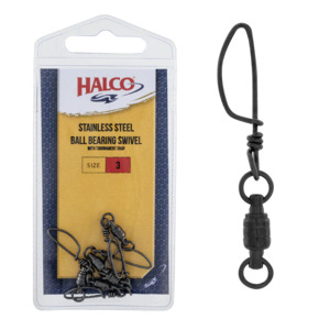 Clips Snaps: Halco - S/Steel Ball-Bearing Tournament Snap