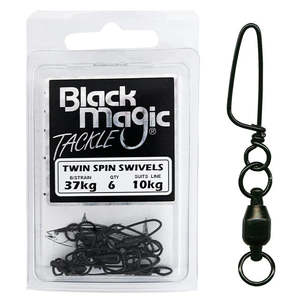 Swivels: Black Magic - Ball-Bearing Twin Spin Swivels