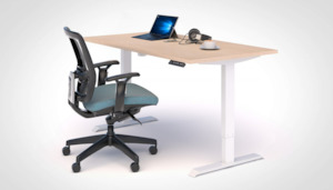 Office Furniture: Duo II Electric Desk