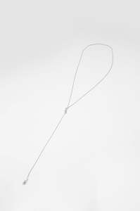 Necklaces: knot necklace / silver