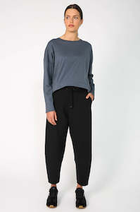 Back In Stock: overturn top / slate blue