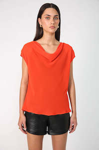 Moochi Chiffon: kin tee / meteor orange