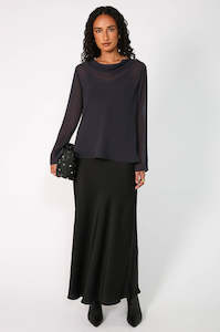 Moochi Chiffon: elixir top / bullet grey