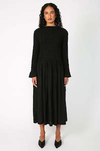 incept midi dress / black