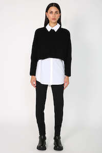 Slim: define pant / black ponti