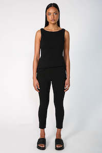 7/8 key pant / black