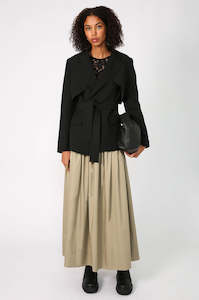 cohesive skirt / sage taupe