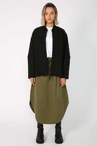 encase skirt / khaki