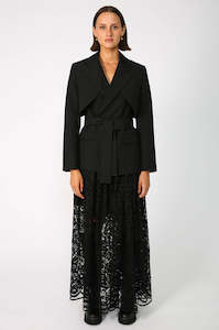 cohesive lace skirt / black lace