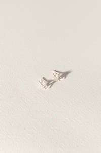 Earrings: Xx earrings / silver