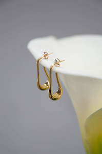 spate earring / gold