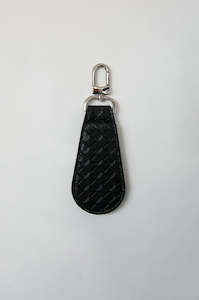 Accessories: xx woven hat clip / black|silver