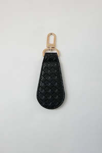 Accessories: xx woven hat clip / black|gold