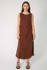 versify dress / copper chocolate