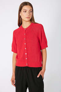 lea cardi / chilli red