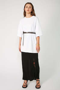 solace skirt / black