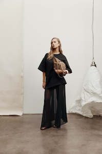 Skirts: joined skirt / black