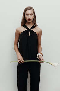 Last Chance: nemesis sleeveless top / black