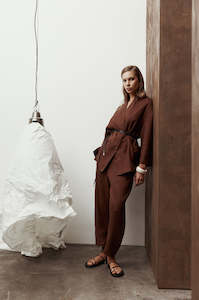 Most Loved: grandeur pant / copper chocolate