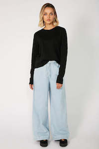 Denim: ramble jean / faded blue denim