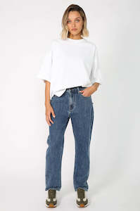 Denim: line jean / true blue denim wash