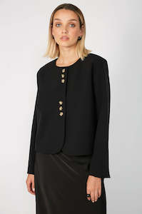 trace jacket / black