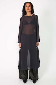 Moochi Chiffon: loft midi dress / bullet