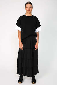 balcony skirt / black