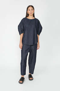 aired tee / indigo blue