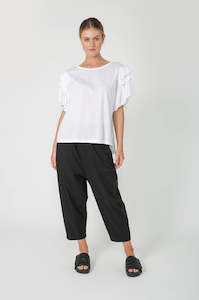 Under 50: escalate tee / white