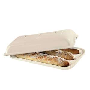 Emile Henry: Baguette Baker 39cm X 24cm Linen