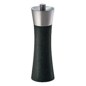 Zassenhause: Augsburg  Salt Mill Stainless Steel Black 18cm
