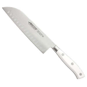 Miyabi 1: Riviera Blanc Santoku Granton Edge Knife 180mm