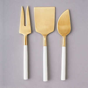Cheese Knives: Bianco Cheese Knife Set of 3