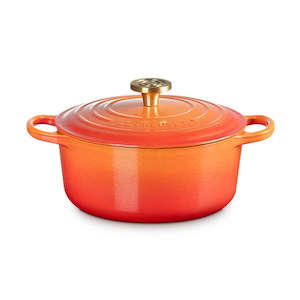 Signature Round Casserole Flamme Doree