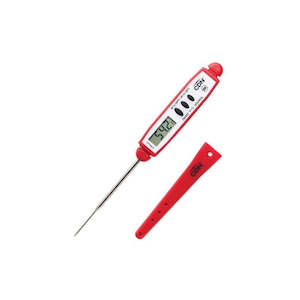 Thermometer Thin Tip Field Calibratable Red