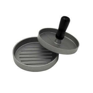 Outdoor Bbq: Single Burger Press Grey/Black