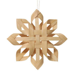 Christmas: Decoration Woven Snowflake