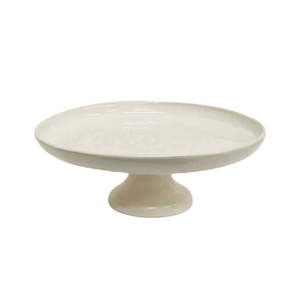 Dining: Cake Stand Franco Rustic White