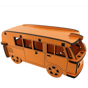 Giftware: A5 Kombi Flatpack Orange